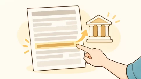 処遇改善加算で増えた手当の行を指さす給与明細のイラスト